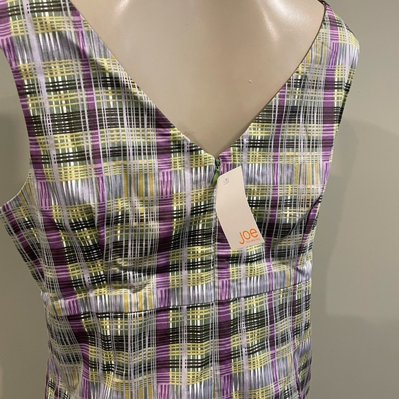 Joe Fresh / large purple and green patterned dress NWT - Picture 5 of 6